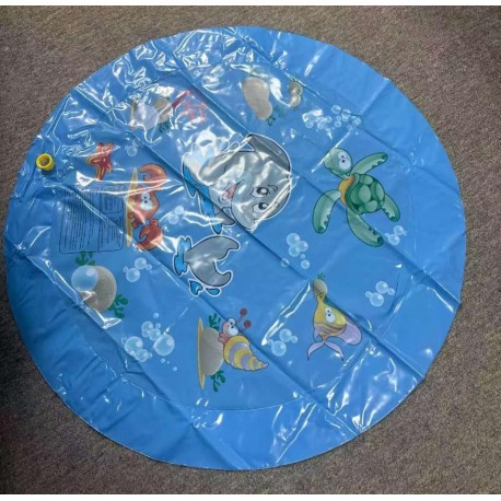 Надувной бассейн-фонтан для детей 100 см оптом-7