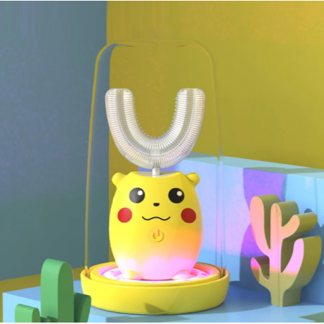 Детская умная u образная электрическая зубная щетка  оптом-3