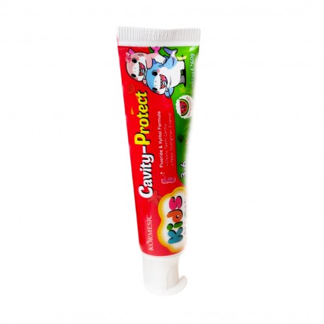 Детская зубная паста KОRMESIC Kids Gel Toothpaste Cavity-Protect Кавун от кариеса 60 г оптом-1