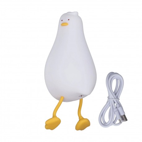 Детский силиконовый ночник УТКА IN PEACE DUCK SLEEP LAMP Instruction For Use с сенсорным управлением  оптом