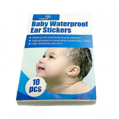Детские водонепроницаемые наклейки для ушей Baby Waterproof Ear Stickers для купания 10 шт  оптом-2