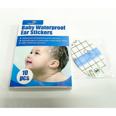 Детские водонепроницаемые наклейки для ушей Baby Waterproof Ear Stickers для купания 10 шт  оптом-4