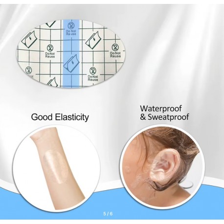 Детские водонепроницаемые наклейки для ушей Baby Waterproof Ear Stickers для купания 10 шт  оптом-3