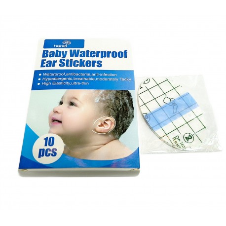 Детские водонепроницаемые наклейки для ушей Baby Waterproof Ear Stickers для купания 10 шт  оптом
