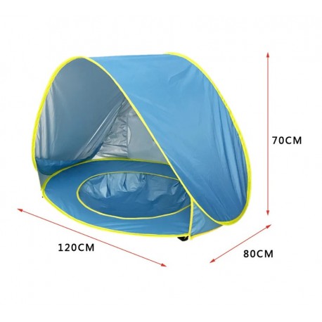 Детская пляжная палатка-бассейн, складная-4
