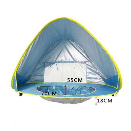 Детская пляжная палатка-бассейн, складная-9