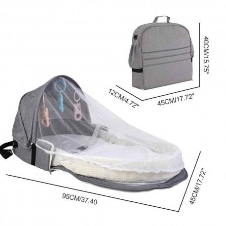 Мобильная детская кроватка-сумка для путешествий  оптом-2