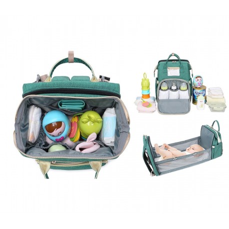 Портативная детская кроватка и сумка для пеленок MOMMY BAG  оптом-5