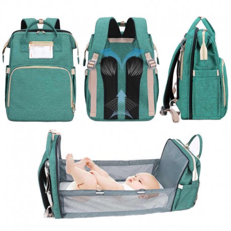 Портативная детская кроватка и сумка для пеленок MOMMY BAG  оптом-10