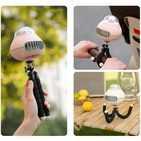 Портативный вентилятор для прогулочной коляски с гибким штативом  оптом-5