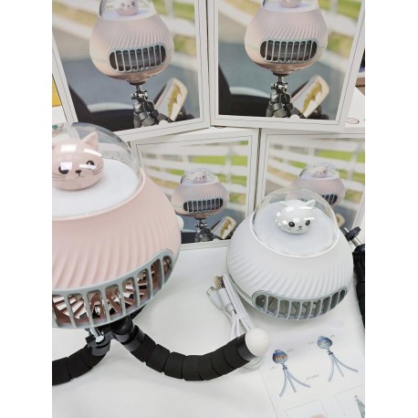 Портативный вентилятор для прогулочной коляски с гибким штативом  оптом-9