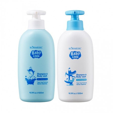 Детский шампунь-гель для душа 2в1 KORMESIC Baby Care Shampoo & Body Wash Крокодил 500 мл оптом-3
