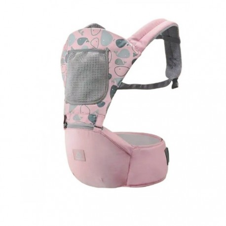 Эргорюкзак-переноска 2 в 1 Хипсит для новорожденных дышащий с поясом  оптом