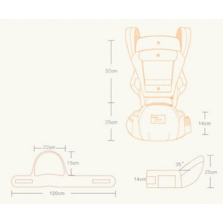Слинг-рюкзак трансформер для младенцев  оптом-7