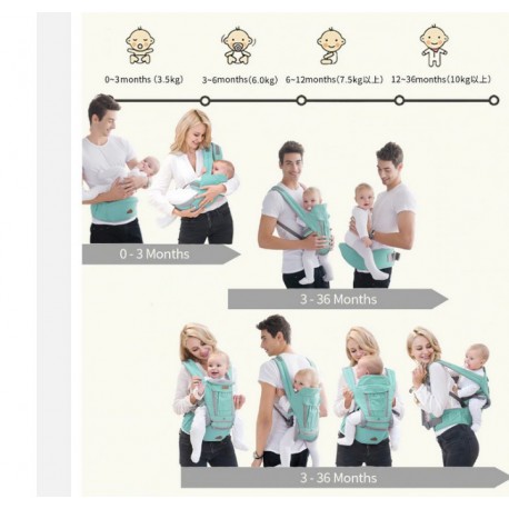 Слинг-рюкзак трансформер для младенцев  оптом-8