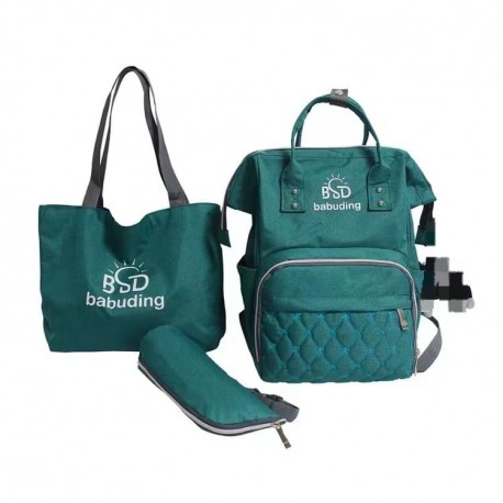 Набор сумка-рюкзак 3 в 1 для мам на коляску  оптом-3