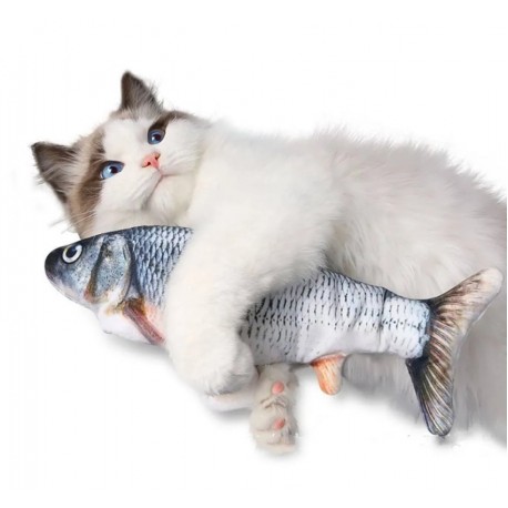 Интерактивная рыбка-игрушка для кошек и собак "Танцующий карп"  оптом-2