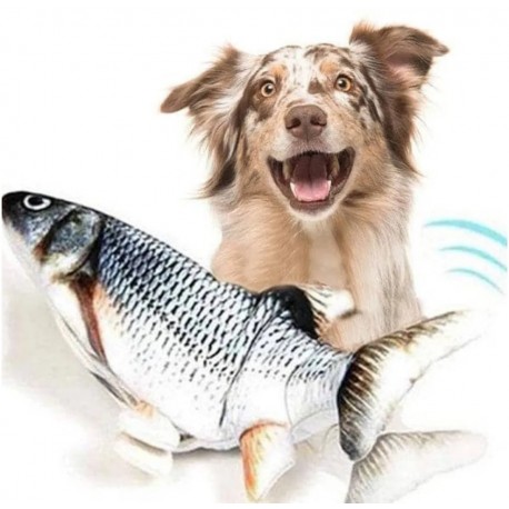 Интерактивная рыбка-игрушка для кошек и собак "Танцующий карп"  оптом-4