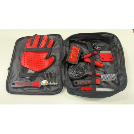 Набор для груминга 8 в 1 для ухода за маленькими собаками и кошками  оптом-9