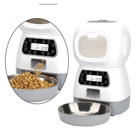 Умная автоматическая кормушка для домашних животных с чашкой и Wi-Fi  оптом-2
