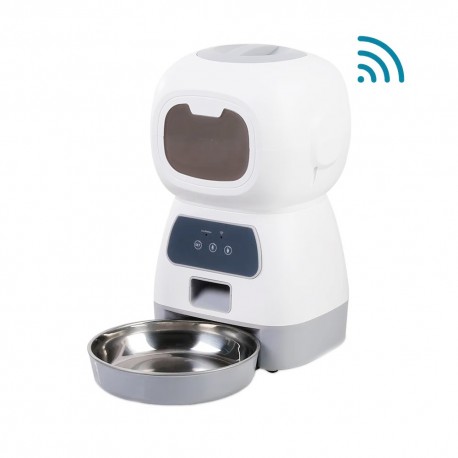 Умная автоматическая кормушка для домашних животных с чашкой и Wi-Fi  оптом-3