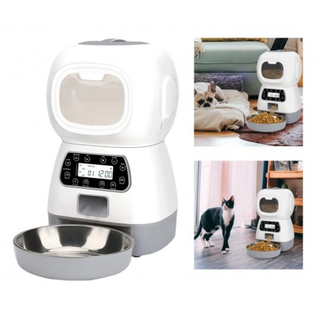 Умная автоматическая кормушка для домашних животных с чашкой и Wi-Fi  оптом-5