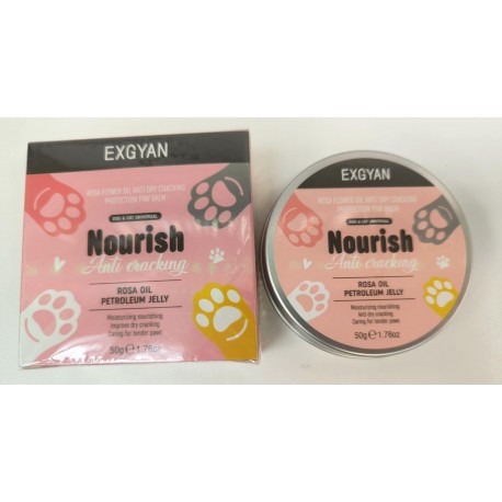 Бальзам Exgyan Pet Rose Oil для лап собак и кошек против трещин и сухости 50 г оптом-5
