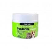 Салфетки Exgyan Pet Cleaning Ear Wipes для чистки ушей кошек и собак 100 шт