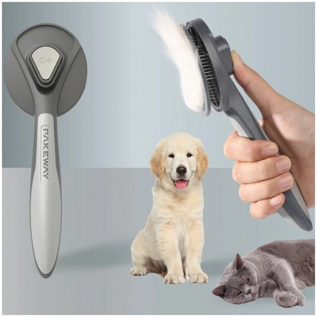 Автоматическая щетка-дешеддер для вычесывания шерсти  оптом-11