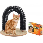 Когтеточка со щеткой «Кошачье удовольствие» Purrfect Arch 