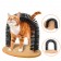 Когтеточка со щеткой «Кошачье удовольствие» Purrfect Arch  оптом