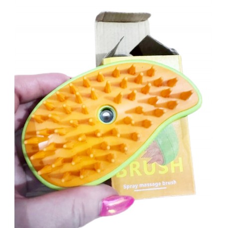 Массажная щетка BRUSH паровая с распылителем для животных  оптом-3