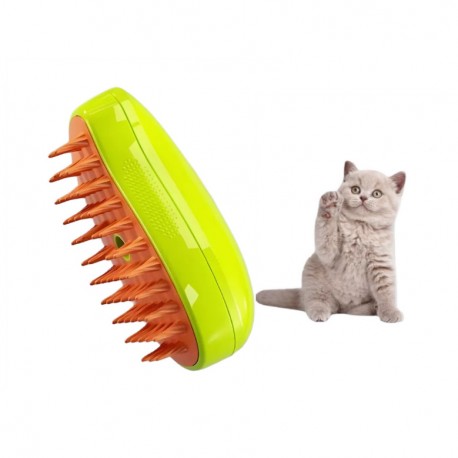 Массажная щетка BRUSH паровая с распылителем для животных  оптом