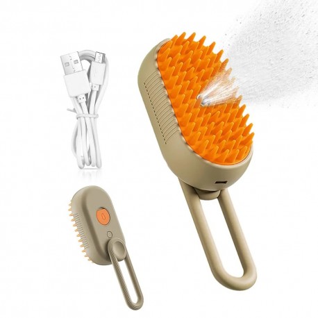 Щетка массажная паровая для груминга кошек и собак  оптом-1