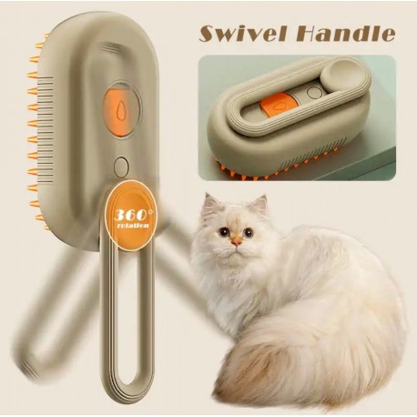 Щетка массажная паровая для груминга кошек и собак  оптом-8