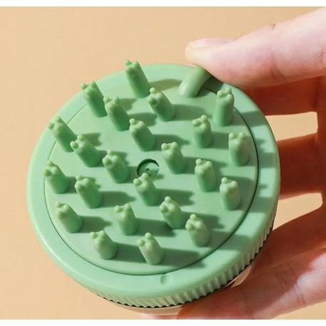 Силиконовая капсульная щетка для купания домашних животных-4