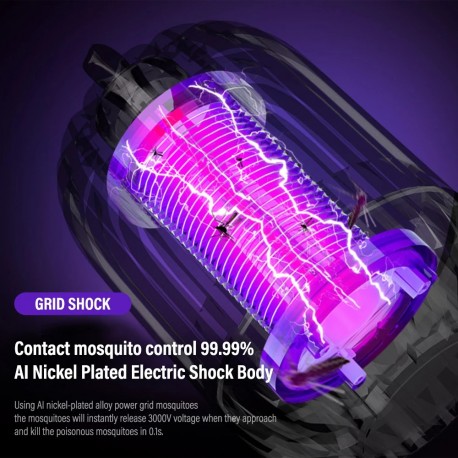 Лампа-ловушка для комаров Mosquito Killer Lamp уличная от аккумулятора  оптом-6