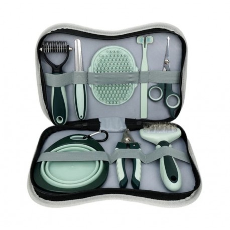 Многофункциональный груминг набор инструментов 8 в 1 по уходу за кошками и собаками-1