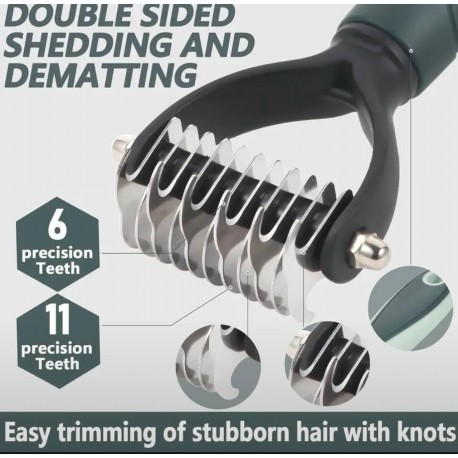 Многофункциональный груминг набор инструментов 8 в 1 по уходу за кошками и собаками-5