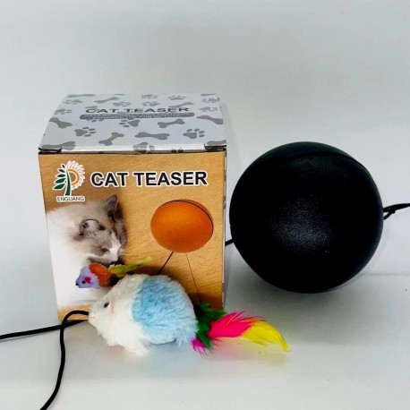 Электрическая игрушка-мяч CAT TEASER вращающаяся для котов  оптом-2