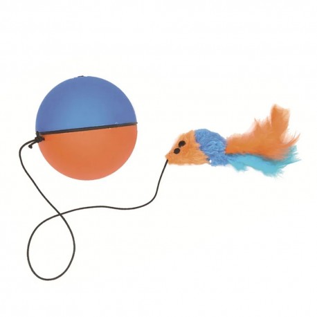 Электрическая игрушка-мяч CAT TEASER вращающаяся для котов  оптом-4