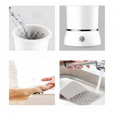 Электрическая лапомойка для автоматического мытья лап домашних животных -3