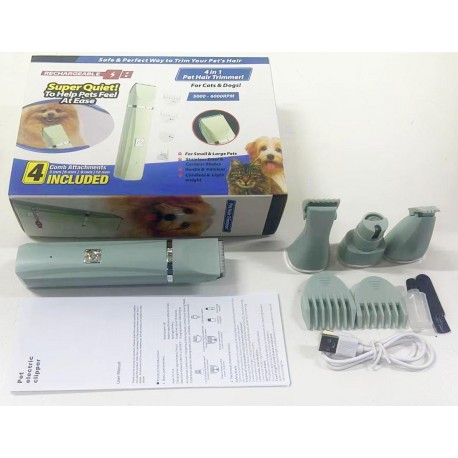 Электрическая машинка для стрижки шерсти домашних животных 4 в 1 оптом-7
