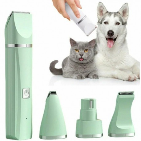Электрическая машинка для стрижки шерсти домашних животных 4 в 1 оптом-2