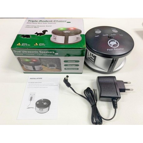 Ультразвуковой биоакустический Отпугиватель от грызунов и насекомых 4 режима  оптом-7