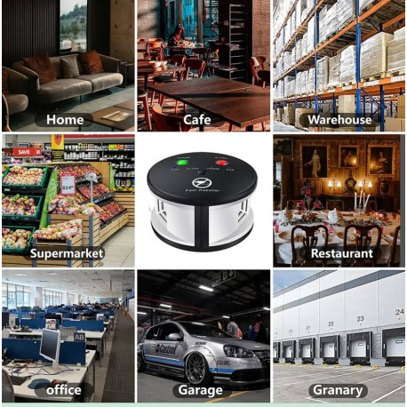 Ультразвуковой биоакустический Отпугиватель от грызунов и насекомых 4 режима  оптом-10