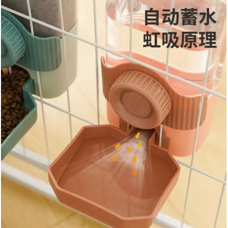 Автоматическая подвесная поилка YS-10026 PET Water dispenser для домашних животных 900 ml-5