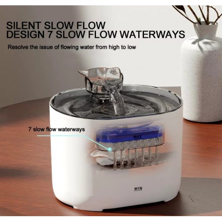 Автоматическая поилка-фонтан Petnear для домашних животных 2,2 л  оптом-4