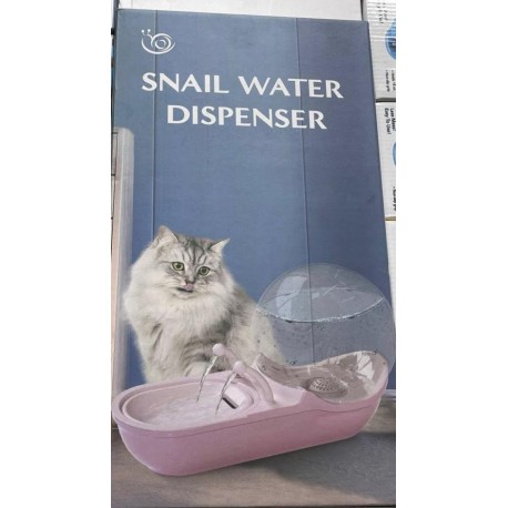 Автоматическая поилка-фонтан SNAIL WATER DISPENSER для кошек и и маленьких собак оптом-3