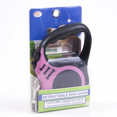 Рулетка-поводок для собаки 5 м  оптом-5